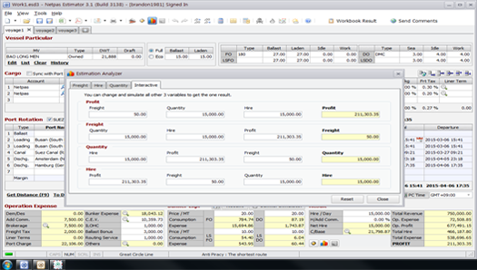 Netpas Estimator ScreenShot