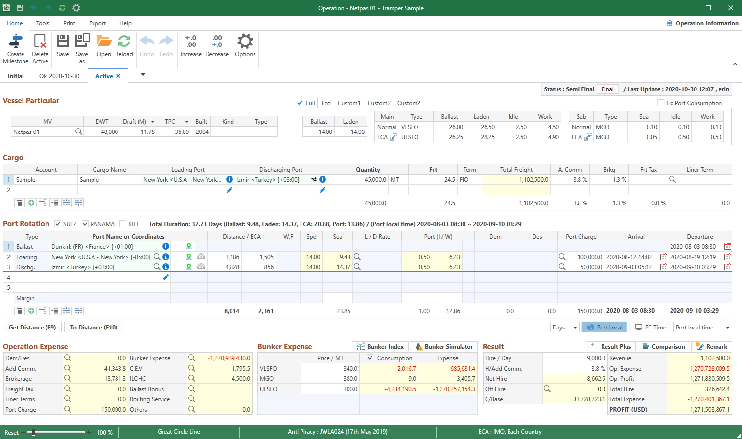 Netpas Tramper Print Screenshot