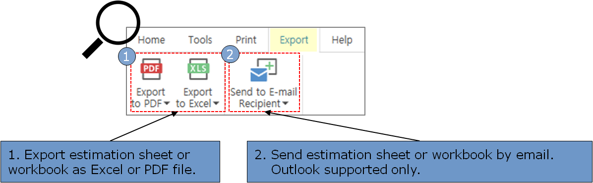 Netpas Estimator Quick Help Image