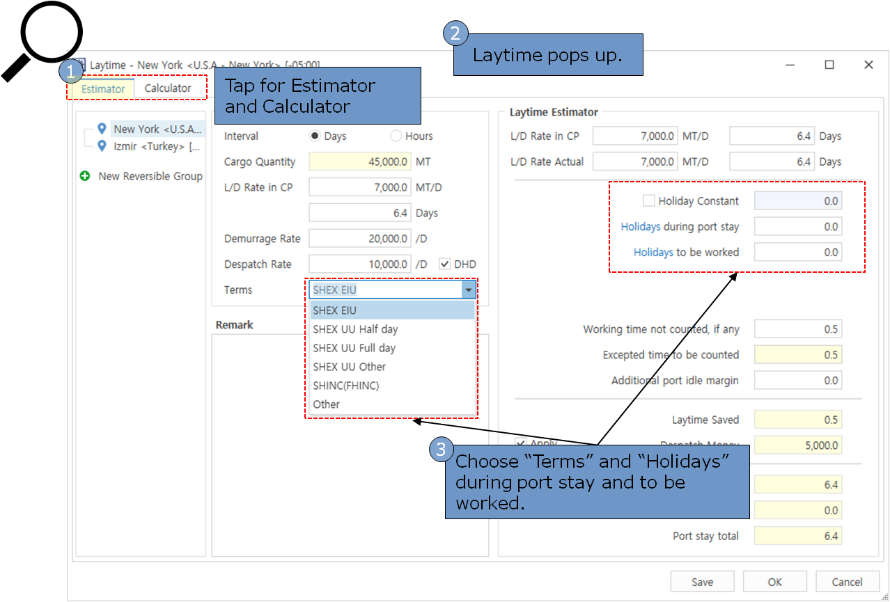 Netpas Estimator Quick Help Image