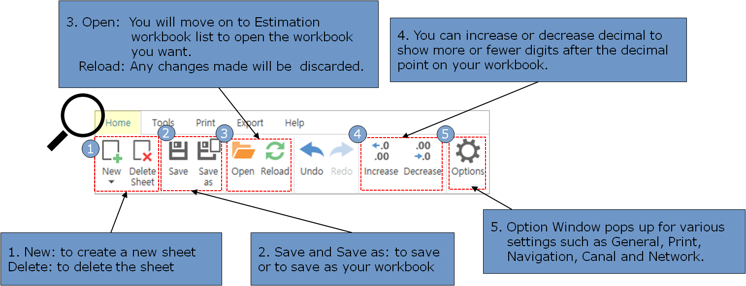Netpas Estimator Quick Help Image
