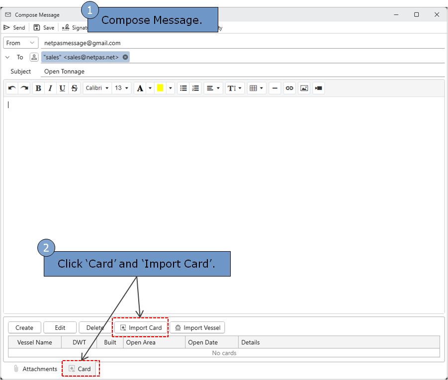 Netpas Message Quick Help Image