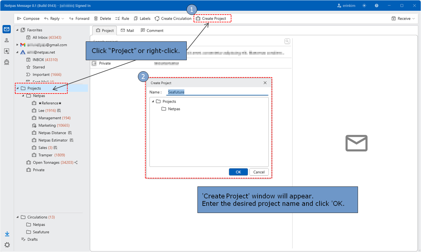 Netpas Message Quick Help Image
