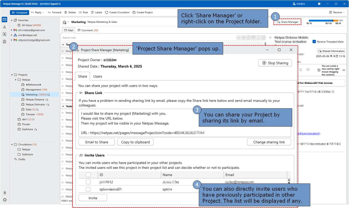 Netpas Message Quick Help Image
