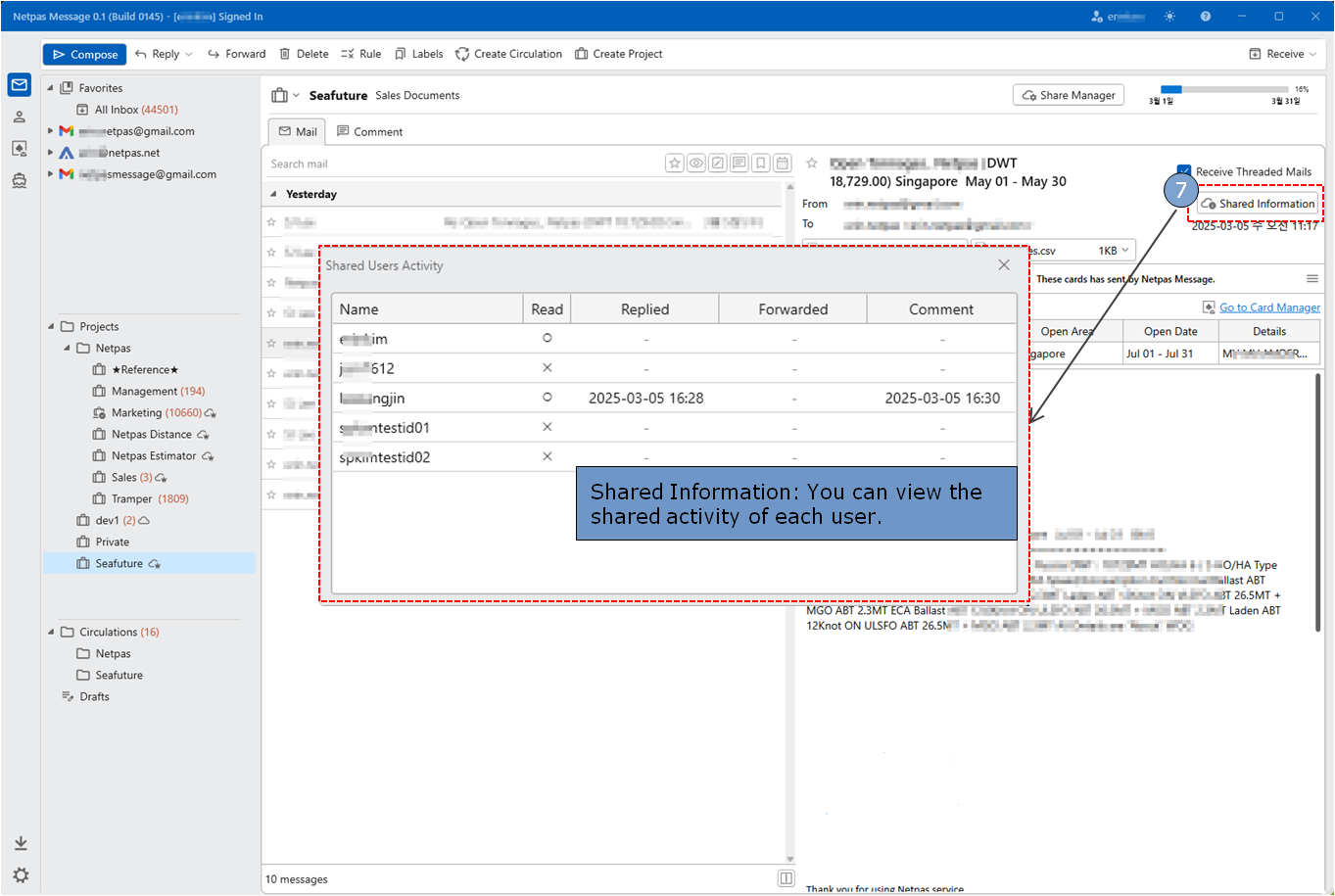 Netpas Message Quick Help Image